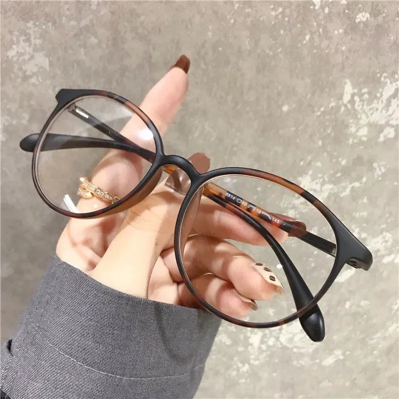 Retro Small Oval Frame Myopia Glasses Minus Glasses Frame with Degree Round Women Nearsighted Eyewear 0 -1.0 1.5 2.0 2.5 To -6.0