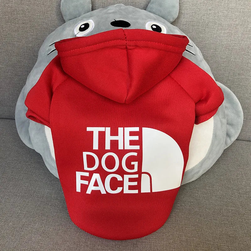 Pet Hoodies Clothes Winter Warm Dog Hoodie Large Dog Clothing Dog Fans Fashion For Chihuahua French Bulldog Costume