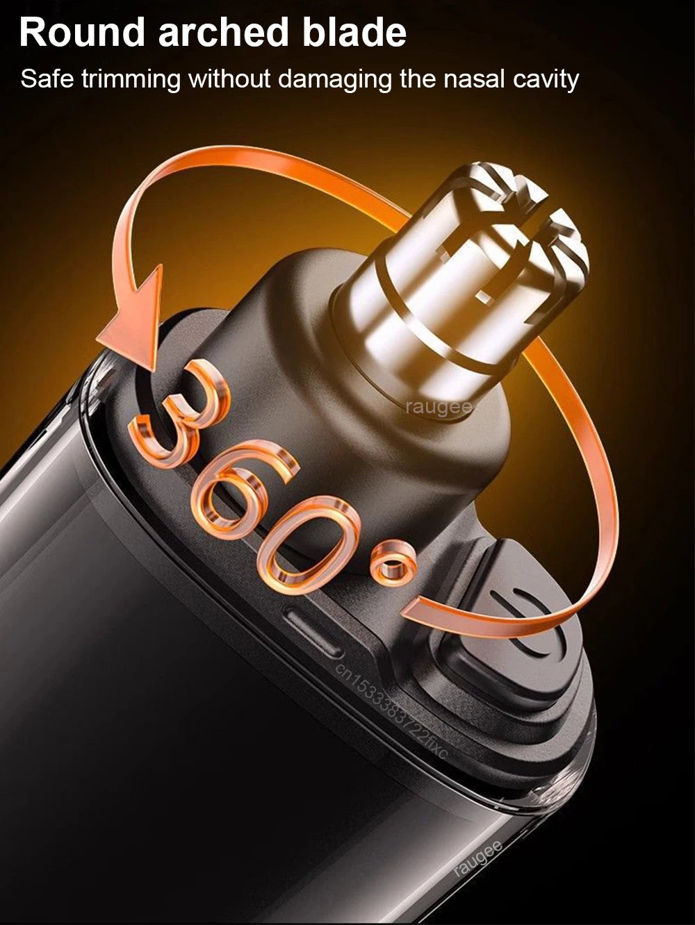 Nose Hair Trimmer Mini Clipper For Men Electric Eyebrow Nose Ears Hair Trimmer USB Rechargeable Travel Portable Nose Hair Cutter
