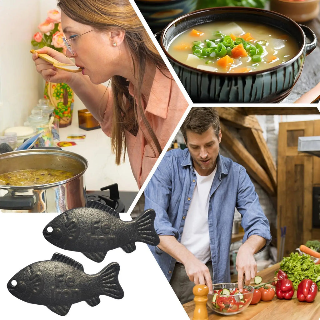 2pcs Iron Fish A Natural Source Of Iron Reusable Kitchen Accessories Iron Deficiency Great Iron Supplement Alternative for Women