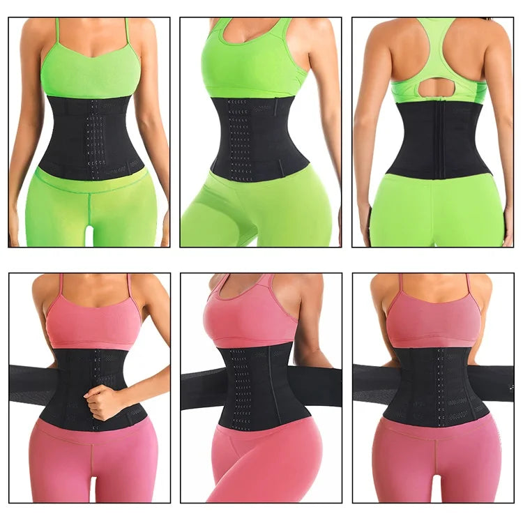 MiiOW Waist Trainer Corset Women Binders Shapers Tummy Wrap Body Shapewear Slimming Belt Flat Belly Workout Postpartum Girdle