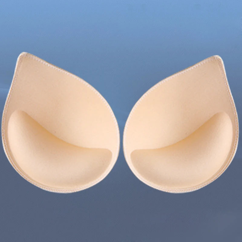 1/2Pair Swimsuit Breast Push Up Bra Padding Chest Enhancers Bra Foam Insert Chest Cup Intimates Accessories Sponge Bra Pads