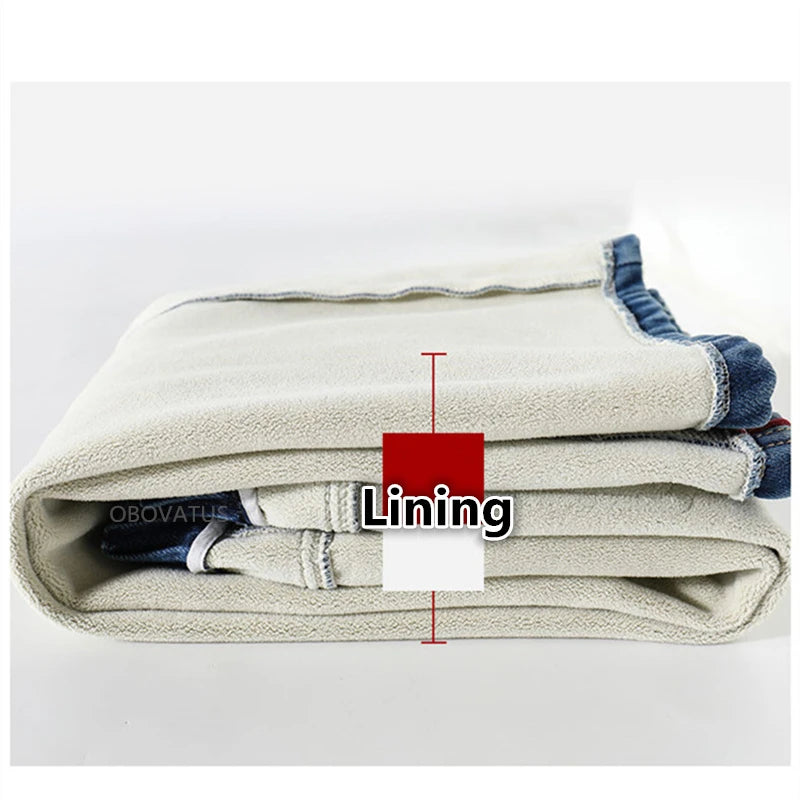 Elegant Children Insulated Jeans for Girls Fashion Heart Pocket Winter Warm Denim Pants Kids Child Fleece Lined Jeans Trousers