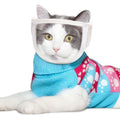 Breathable Clear Cat Muzzle Anti-Bite Grooming Cover Portable Head Hood Cover Cat Grooming Mouth Cover Adjustable Pet Supplies