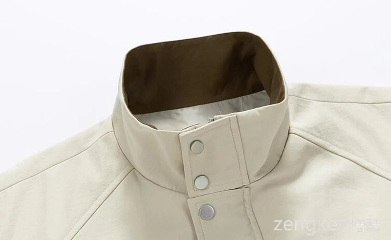 Big size Trench large size men long section spring and autumn casual jacket loose  plus size coat 7XL 8XL 9XL