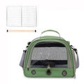 Breathable Portable Parrot Travel Bag with Tray Large Capacity Parrot Carrier Bag Comfortable Bird Backpack Pet Supplies