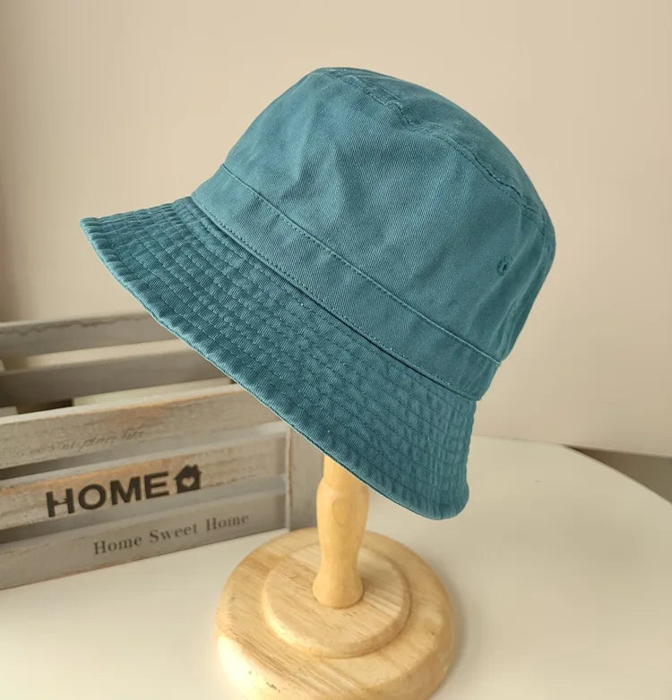 Big Head Plus Size Bucket Hat for Men  Pure Cotton Panama Fisherman Hat Korean Man Women 59cm 60cm 62cm 63cm Sun Hat