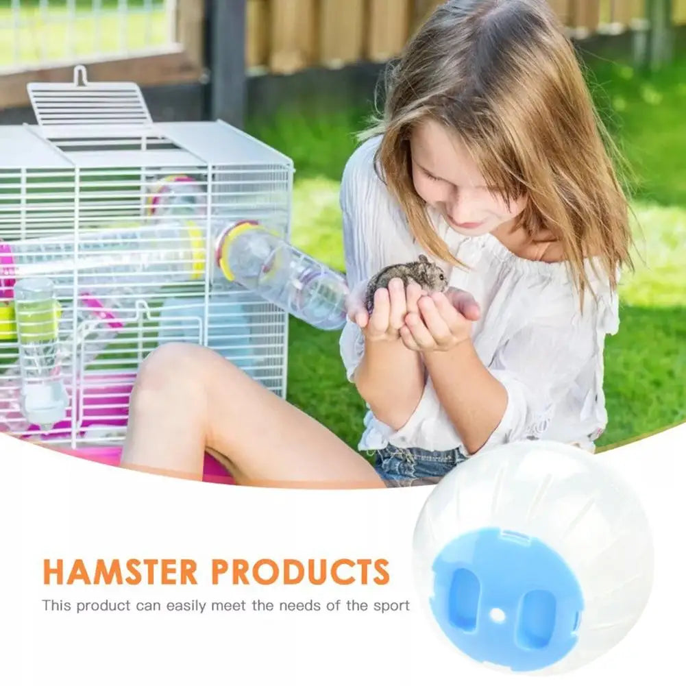 Plastic Outdoor Sport Ball Grounder Rat Small Pet Mice Jogging Ball Toy Hamster Gerbil Exercise Ball Play Toy Small Pet Supplies