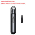 Electric Nose Hair Trimmer Battery Powered Travel Portable Nose Hair Cutter Mini Clipper For Men Eyebrow Ears Nose Hair Trimmer