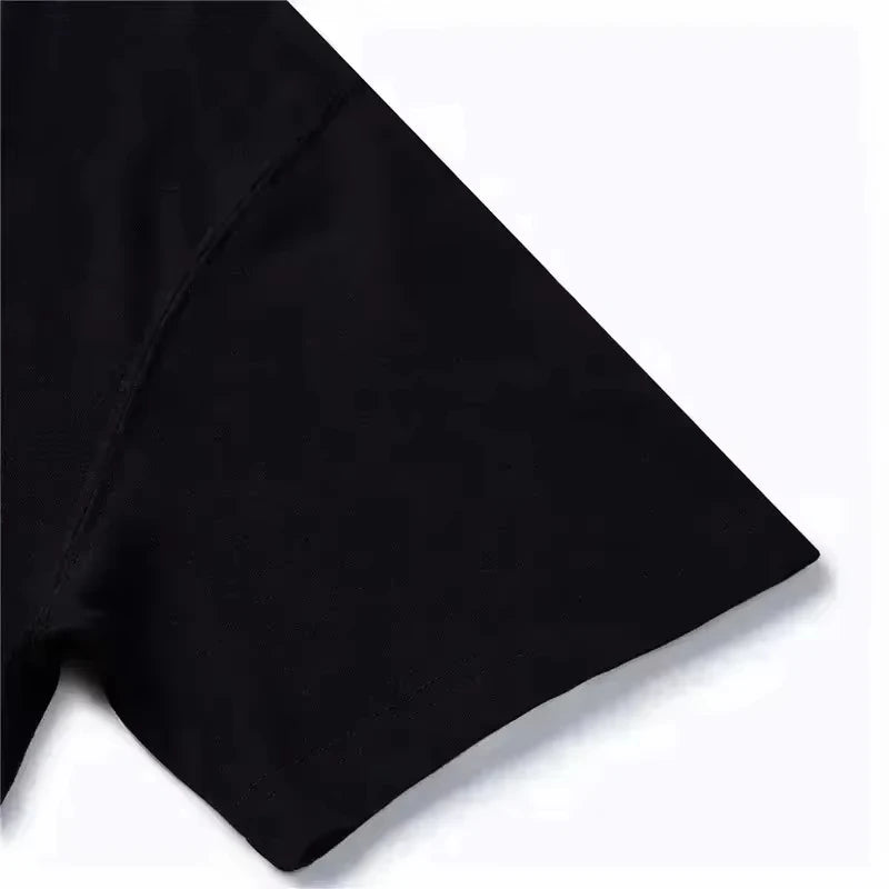 HARRY POTTER Boys and Girls Broom Pattern Printed Fashion Loose Short Sleeve Cotton T-shirt Children/Adults Summer Casual Top