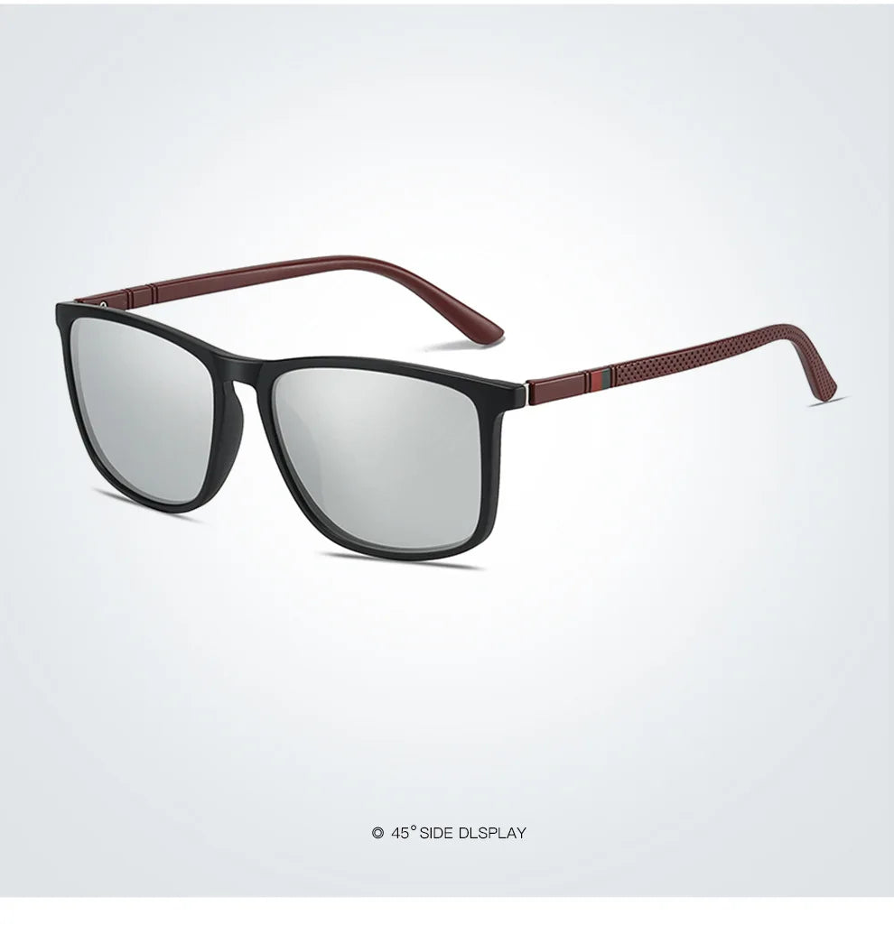New Polarized Sunglasses for Men TR90 Fashion Luxury Designer Sunnies for Women Colorful Film Anti UV Outdoor Sun Eyeglass