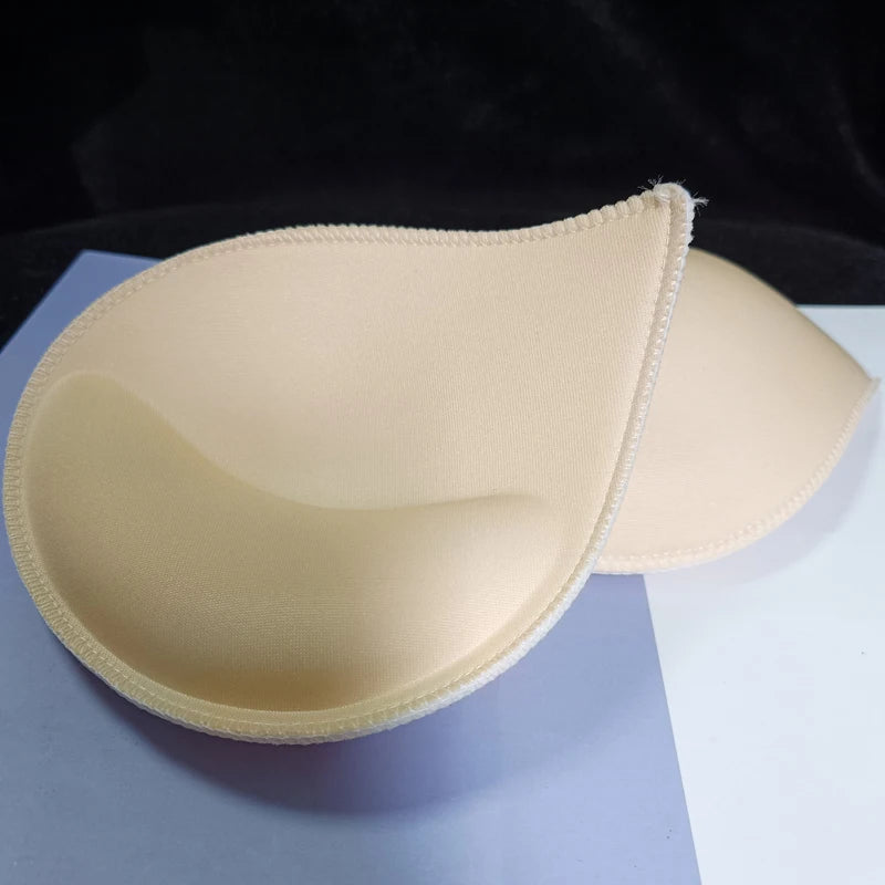 1/2Pair Swimsuit Breast Push Up Bra Padding Chest Enhancers Bra Foam Insert Chest Cup Intimates Accessories Sponge Bra Pads
