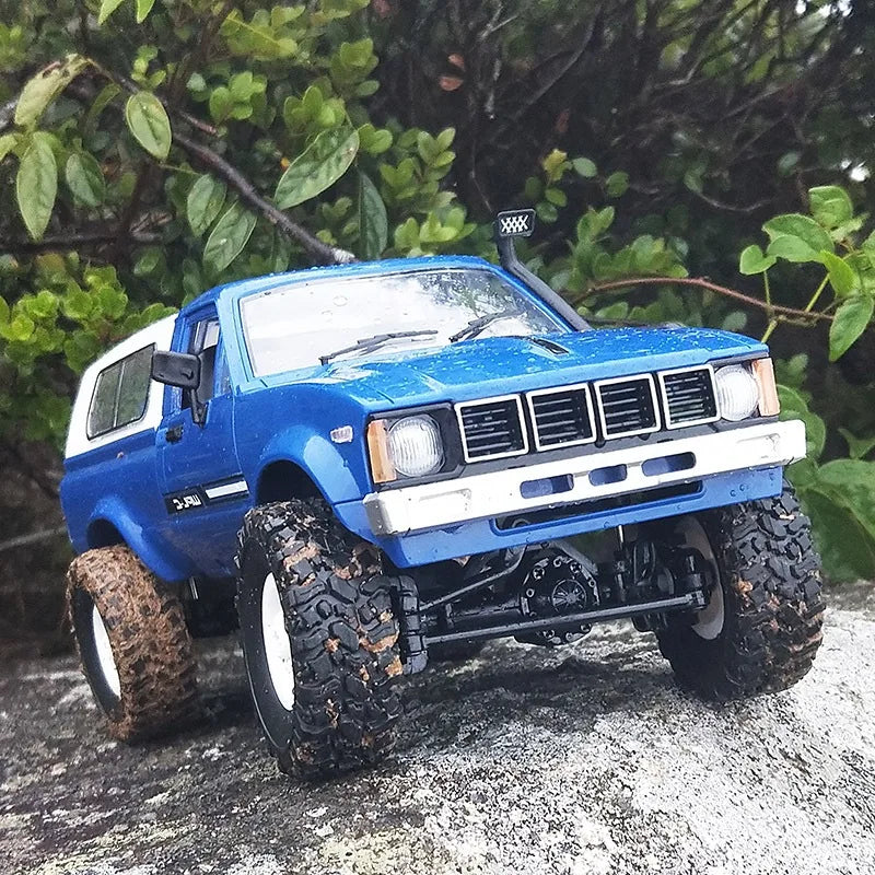 WPL Off-Road Car Trucks Vehicle C24-1 1:16 Electric Metal Car Model Radio Remote Control Boys Toys for Children Kids DIY