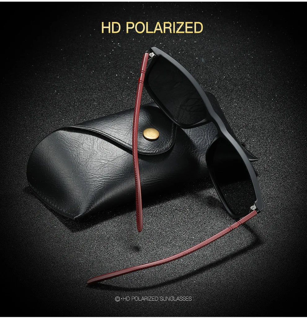 New Polarized Sunglasses for Men TR90 Fashion Luxury Designer Sunnies for Women Colorful Film Anti UV Outdoor Sun Eyeglass