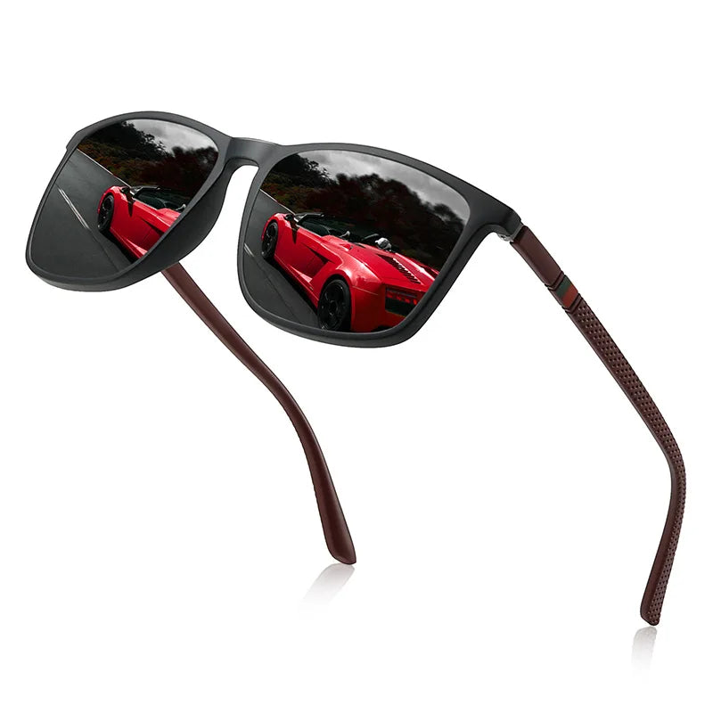 New Polarized Sunglasses for Men TR90 Fashion Luxury Designer Sunnies for Women Colorful Film Anti UV Outdoor Sun Eyeglass
