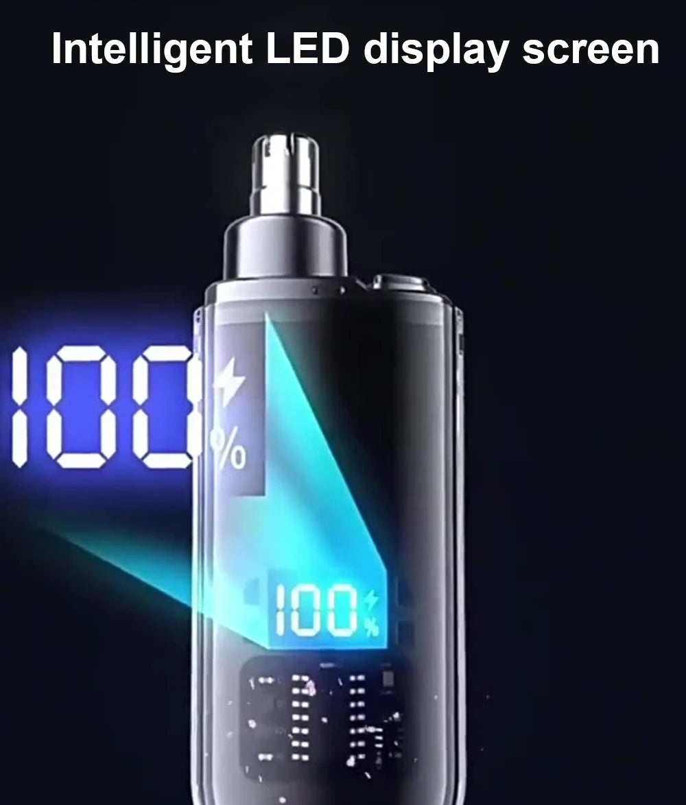 Nose Hair Trimmer Mini Clipper For Men Electric Eyebrow Nose Ears Hair Trimmer USB Rechargeable Travel Portable Nose Hair Cutter