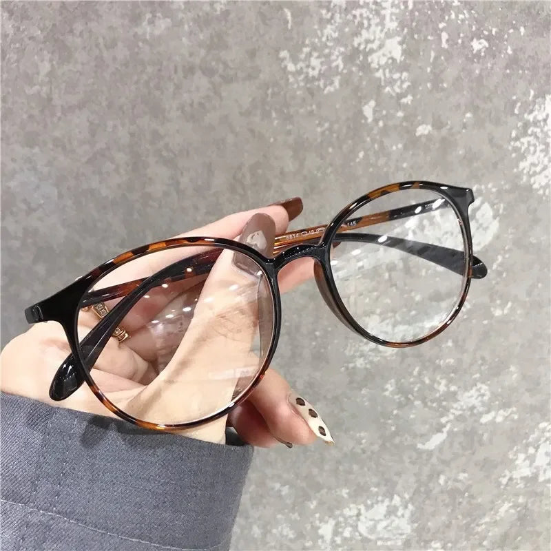 Retro Small Oval Frame Myopia Glasses Minus Glasses Frame with Degree Round Women Nearsighted Eyewear 0 -1.0 1.5 2.0 2.5 To -6.0