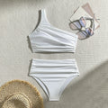 Micro Bikini Set Brazilian Biquini One Shoulder Thong Swimsuit Women High Cut Bathing Suit Swimwear Female Summer Beachwear