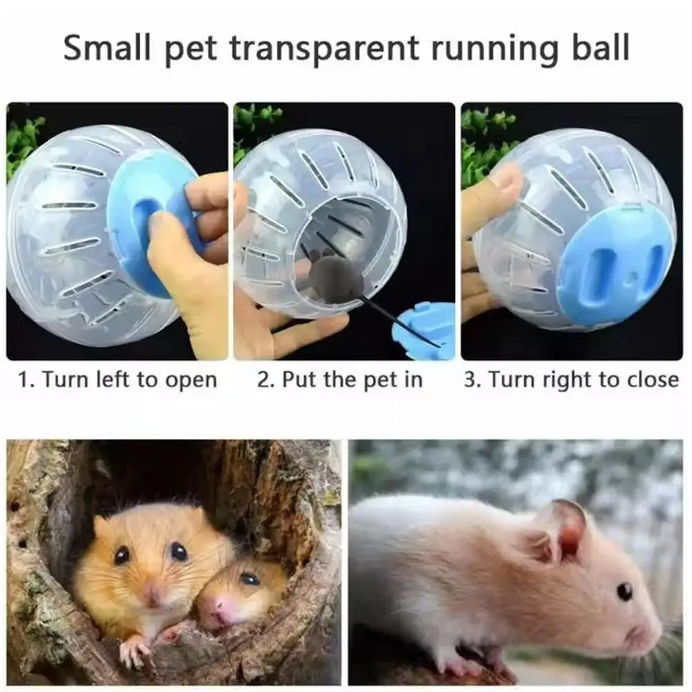 Plastic Outdoor Sport Ball Grounder Rat Small Pet Mice Jogging Ball Toy Hamster Gerbil Exercise Ball Play Toy Small Pet Supplies