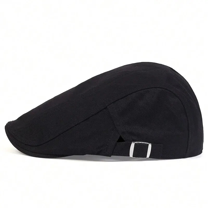 Men Light Board Solid Color Newsboy Caps British Painters Hats Spring and Summer Adjustable Flat Cap Hip Hop Berets