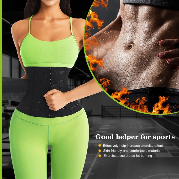 MiiOW Waist Trainer Corset Women Binders Shapers Tummy Wrap Body Shapewear Slimming Belt Flat Belly Workout Postpartum Girdle