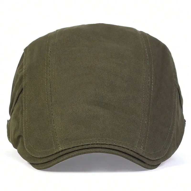 Men Light Board Solid Color Newsboy Caps British Painters Hats Spring and Summer Adjustable Flat Cap Hip Hop Berets