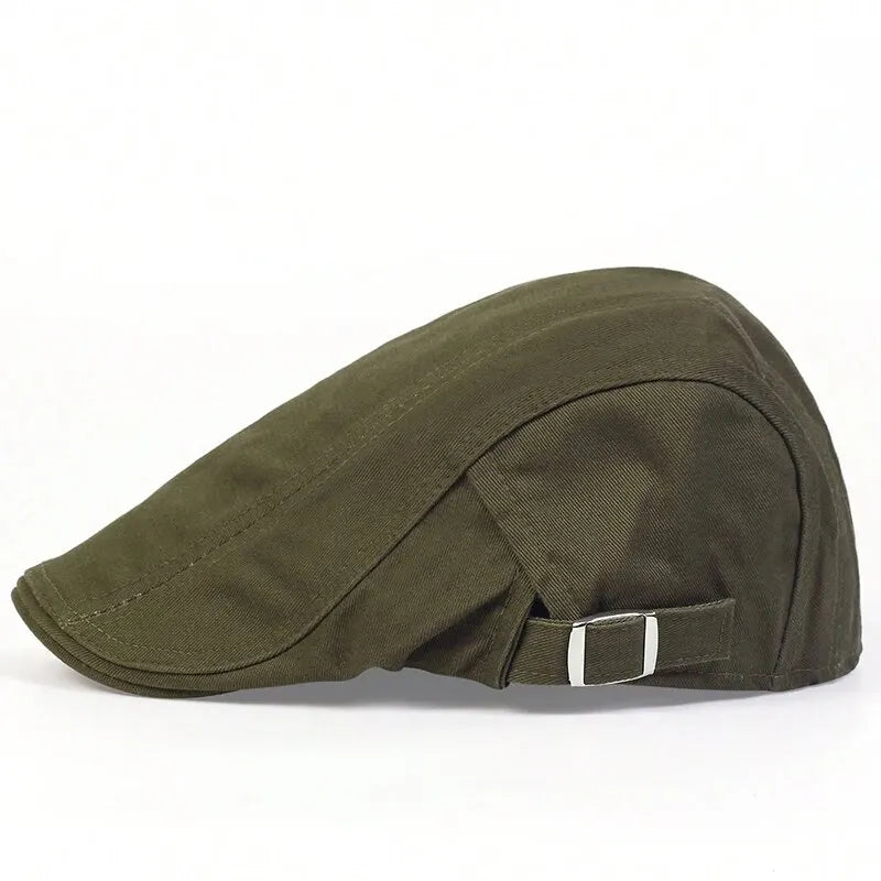 Men Light Board Solid Color Newsboy Caps British Painters Hats Spring and Summer Adjustable Flat Cap Hip Hop Berets