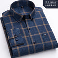 Pure Cotton Men's Plaid Shirt Long Sleeve Regular Fit Men Casual Oversized Shirt Leisure Autumn Spring Male Blouse New Plus Size