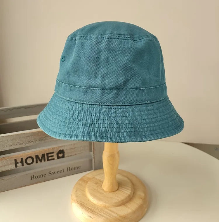Big Head Plus Size Bucket Hat for Men  Pure Cotton Panama Fisherman Hat Korean Man Women 59cm 60cm 62cm 63cm Sun Hat