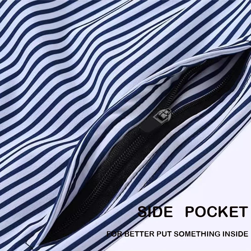 Escatch 2026 Summer New Arrival Mens Shorts Gym Classic Polyester Printing Quick Dry With Pockets Maillot De Bain Homme Swimsuit