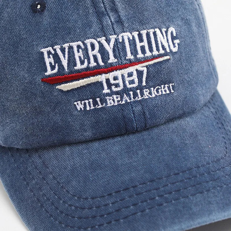 Retro Washed Cotton Children Baseball Hat Fashion Letter Kids Peaked Caps Cotton Solid Color Baby Duck Tongue Cap Boy Girl Visor