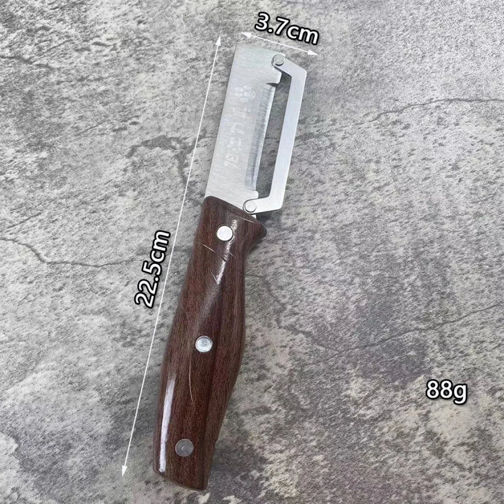 Stainless Steel Peeler Wooden Handle For Peeling Slicing Fruits Vegetables Durable Smooth Operation Peeler Kitchen Accessories