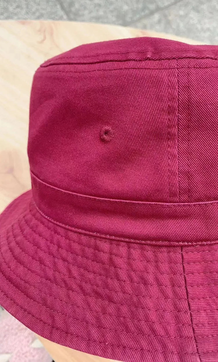 Big Head Plus Size Bucket Hat for Men  Pure Cotton Panama Fisherman Hat Korean Man Women 59cm 60cm 62cm 63cm Sun Hat
