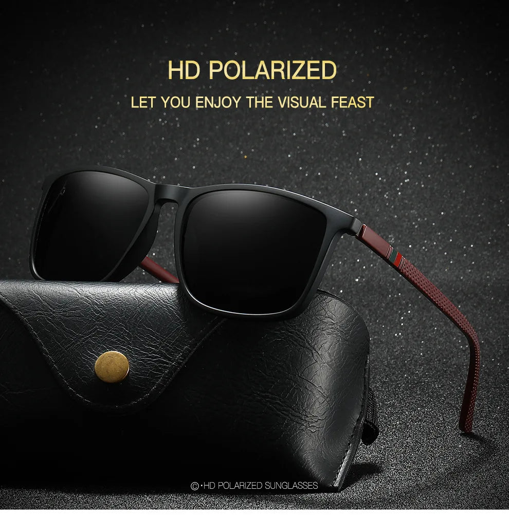 New Polarized Sunglasses for Men TR90 Fashion Luxury Designer Sunnies for Women Colorful Film Anti UV Outdoor Sun Eyeglass